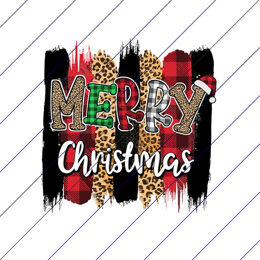 Merry Christmas Pattern Plaid