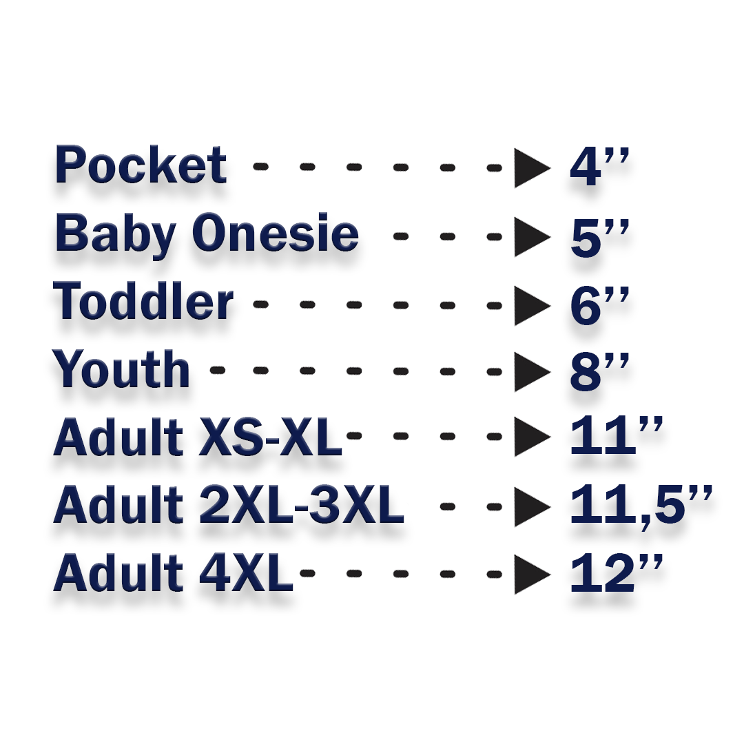 DTF Transfers by Size
