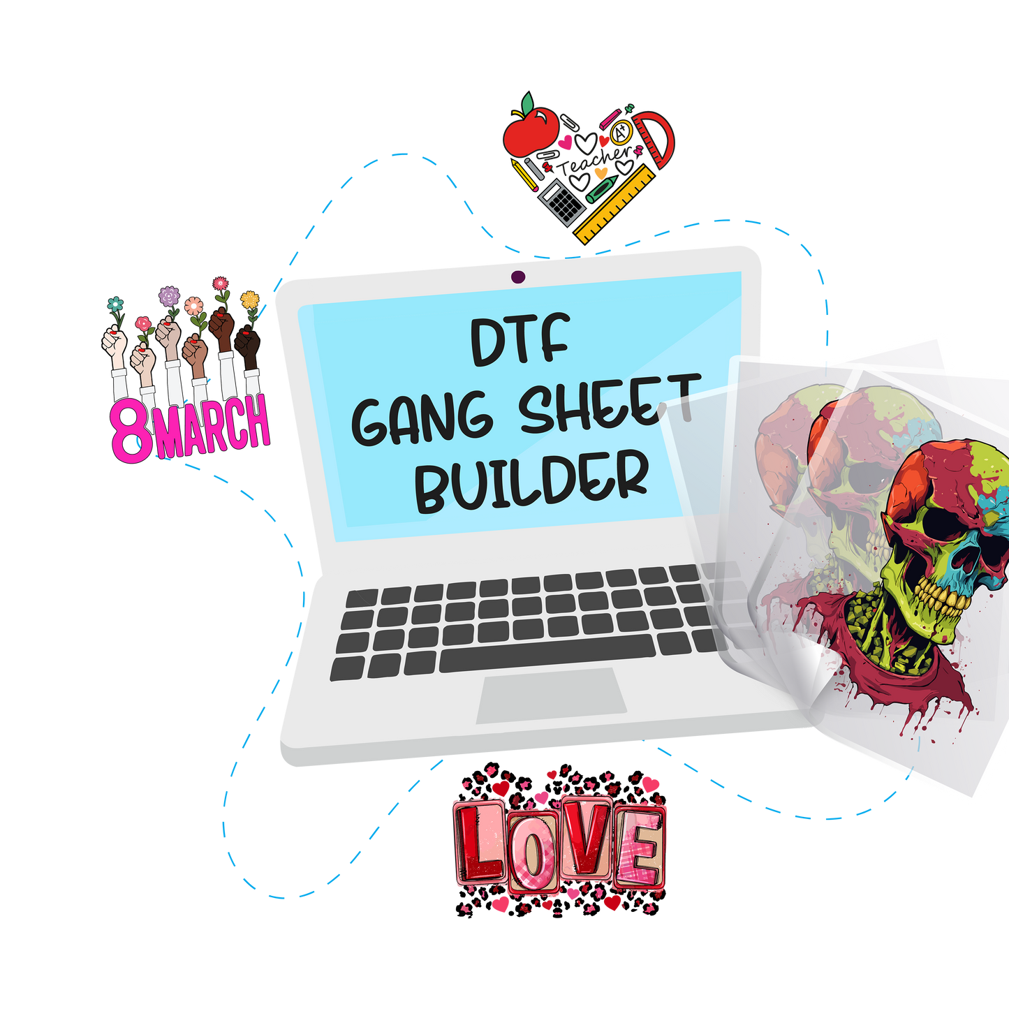 DTF Gang Sheet Builder