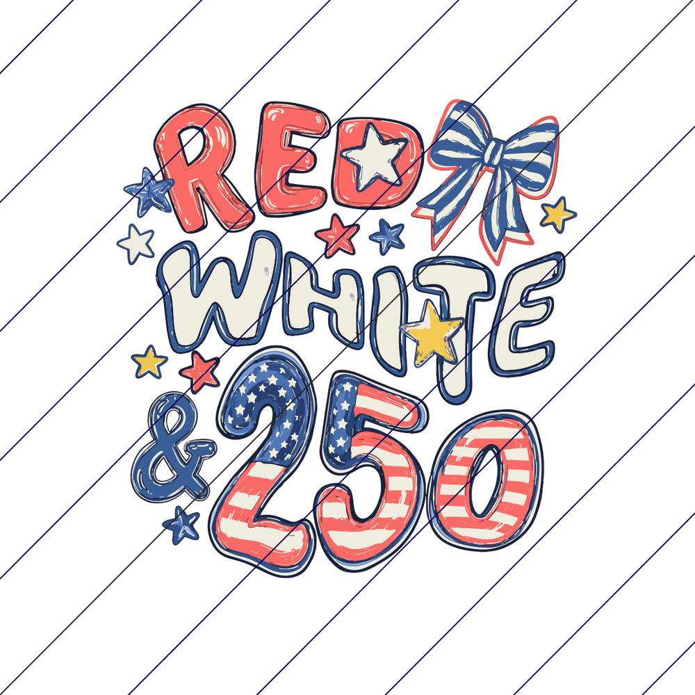 Red, White & 250
