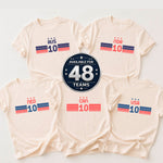 Classic Stripe Custom Number