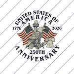 Retro 250th Anniversary