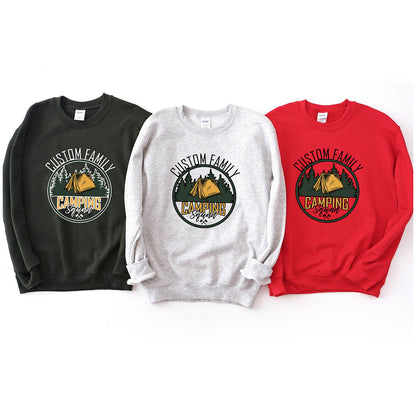 Custom Family Name Camping Squad