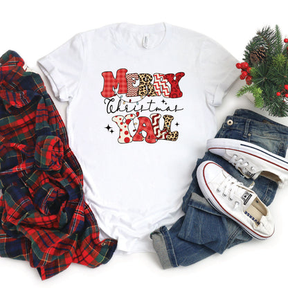 Merry Christmas Yall Plaid