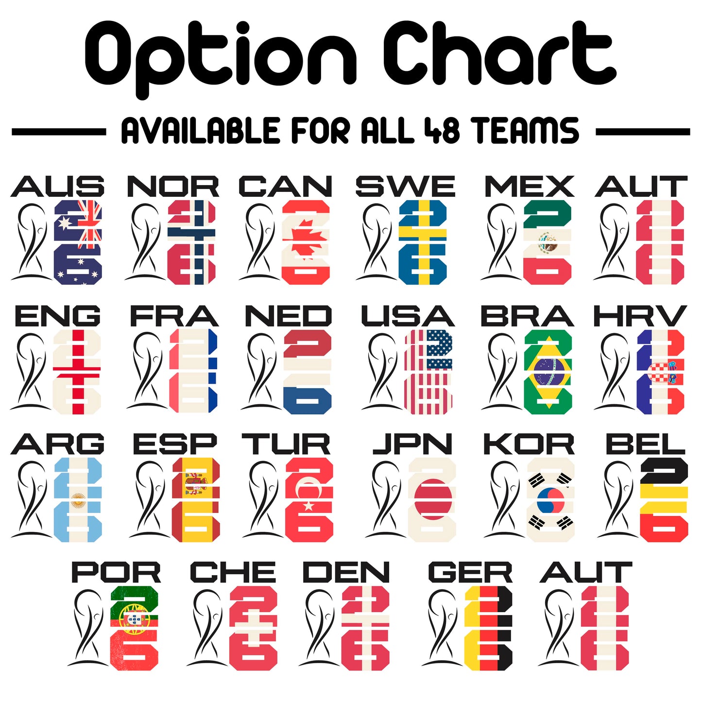 2026 Trophy Flag Silhouette