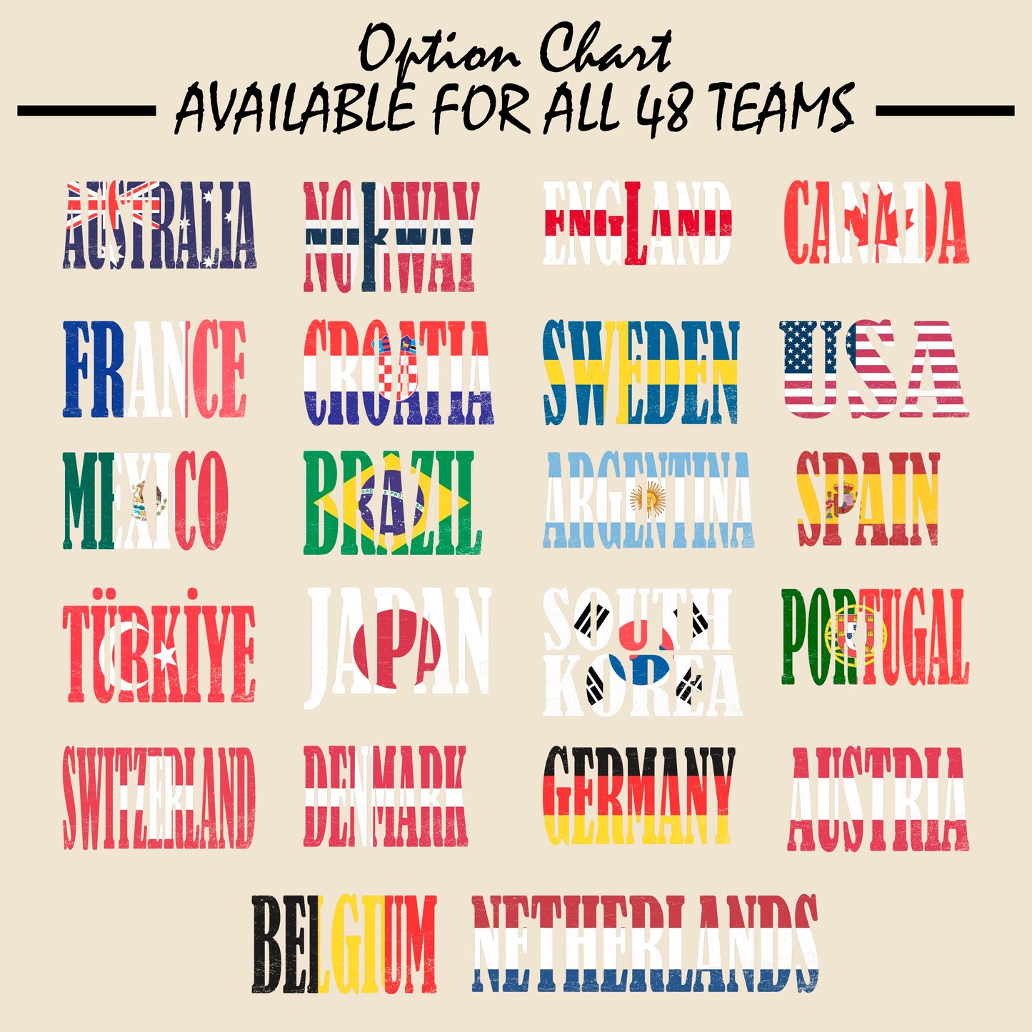 Distressed Flag Name Custom
