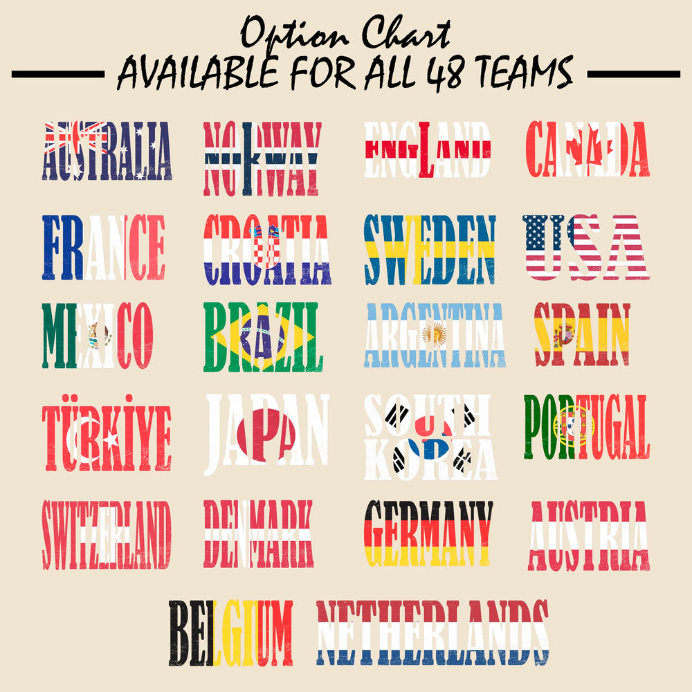 Distressed Flag Name Custom
