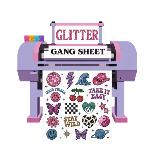 Upload Glitter DTF Gang Sheet [2-DAY PROCESSING]
