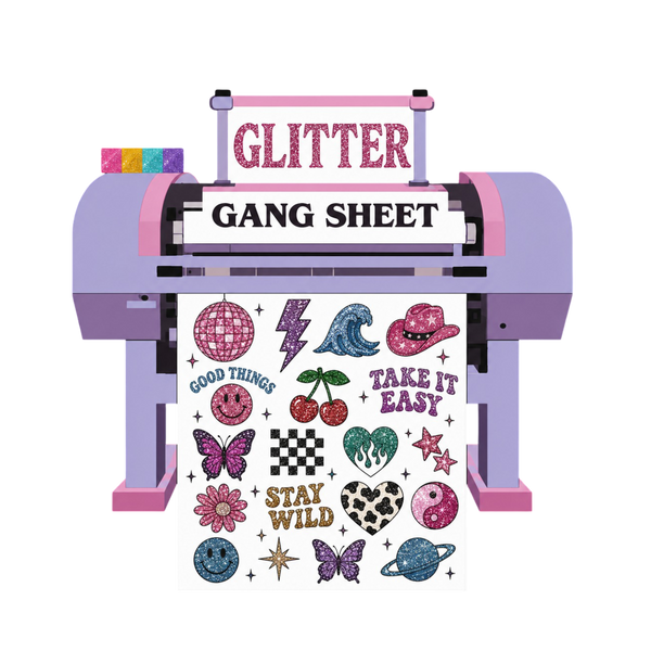 Upload Glitter DTF Gang Sheet [2-DAY PROCESSING]